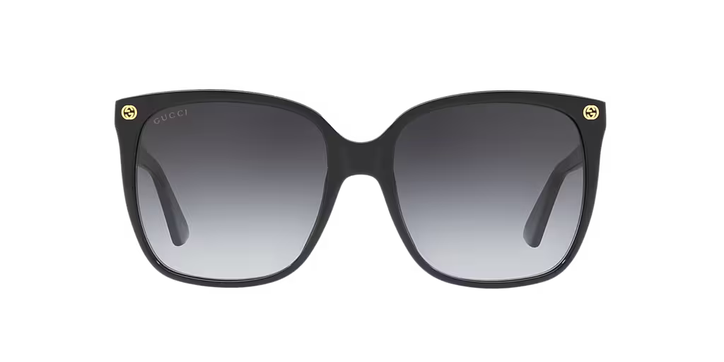 Gucci GG0022S 001 Luxury Black Designer Sunglasses