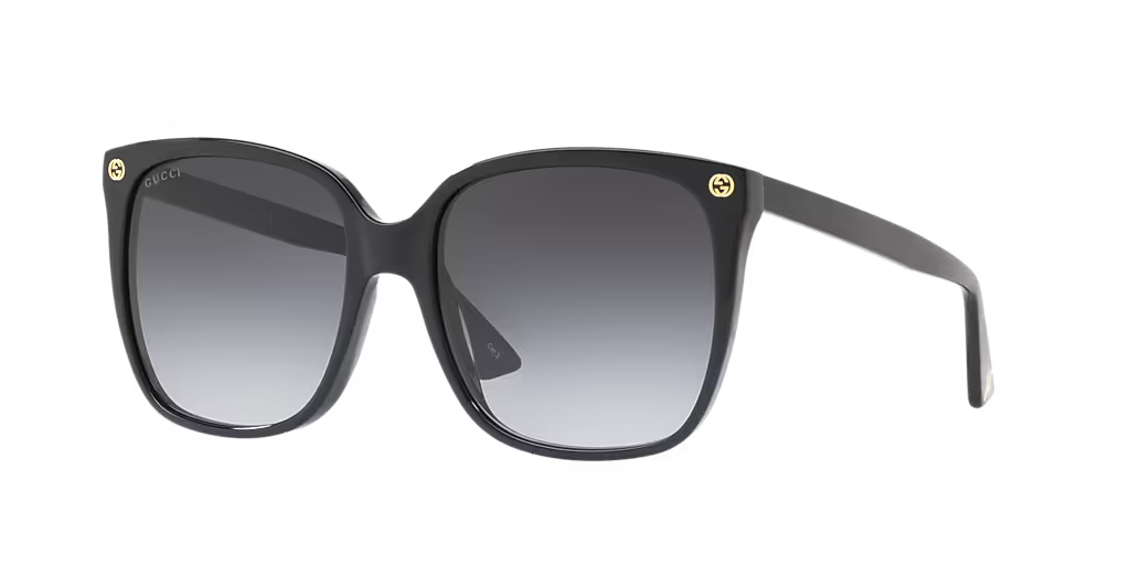 Gucci GG0022S 001 Luxury Black Designer Sunglasses